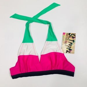 St.Tropez Swimsuit Bikini Top Junior Size 14 NWT